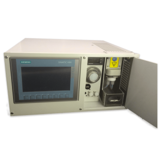 The ACM Control module for 19”-rack mounting is a modular system used as compact all-in-one device to monitor and control all gas sampling and gas conditioning equipment such as sample probe, cooler, sample line, pump and flow of gas media.