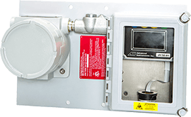 Industrial ATEX and cUL approved PPM oxygen transmitter, 2 oxygen alarms, 0-10 PPM low range, measures O2 concentrations from 0.01 PPM to 1%. 
