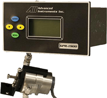 The GPR 1900 PPM oxygen analyzer measures O2 concentrations in low PPM.