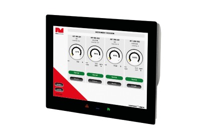 All-in-one control panel for the LaserGas™ family
Sleek full-color touchscreen
15” with narrow tablet-style bezels